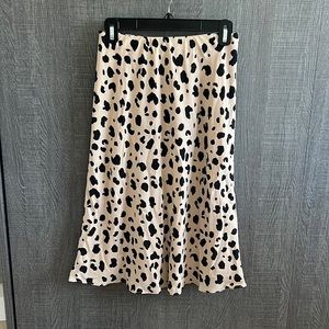 Leopard midi skirt from Nordstrom